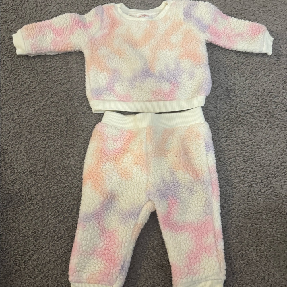 Cat & Jack Pastel Tie-Dye Kids Matching Set